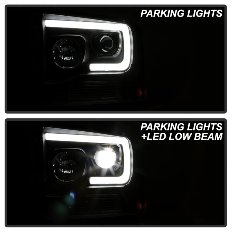 Spyder 05-07 Ford F250/350/450 Super Duty Projector LED Black PRO-YD-FS05V2PL-BK-SR1 Performance