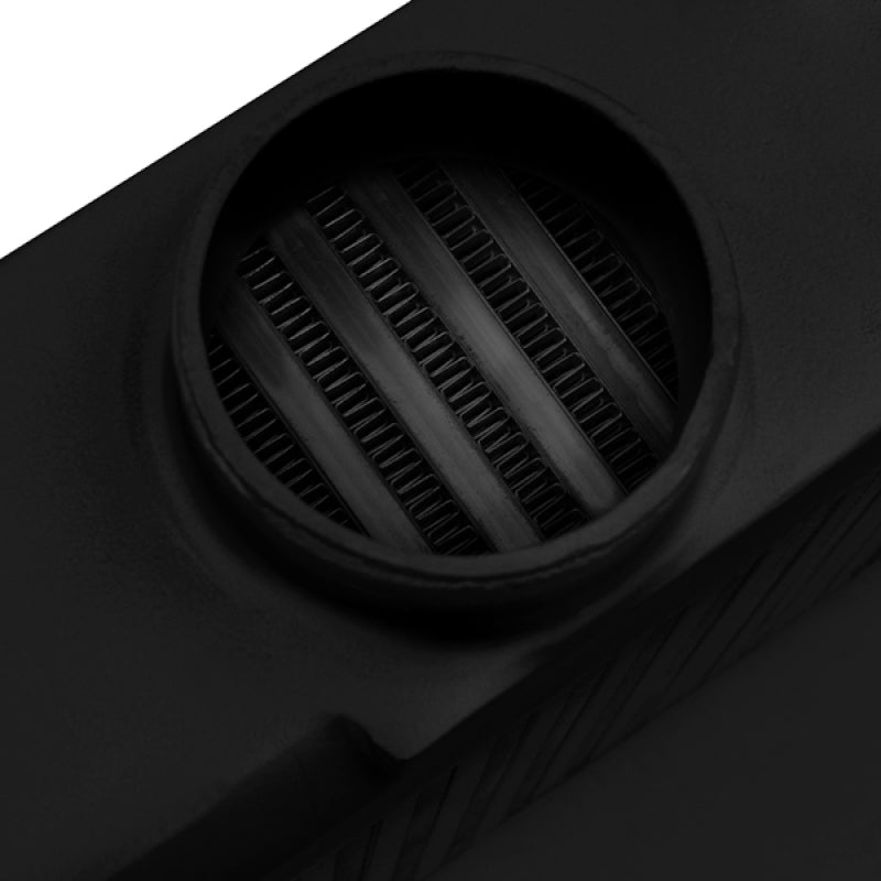Mishimoto Subaru 02-07 WRX/04-07 STi Top-Mount Intercooler Kit - Powder Coated Black & Blue Hoses-SR1 Performance
