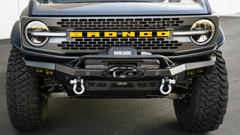 DV8 Offroad Spec Series Front Bumper for 2021-2023 Ford Bronco with Winch Mount and LED Lighting