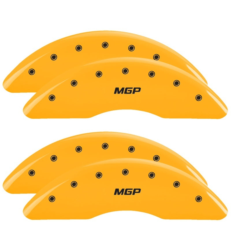 MGP 4 Caliper Covers for 2020-2024 Ram 2500/3500 * Yellow Finish with Black MGP Logo
