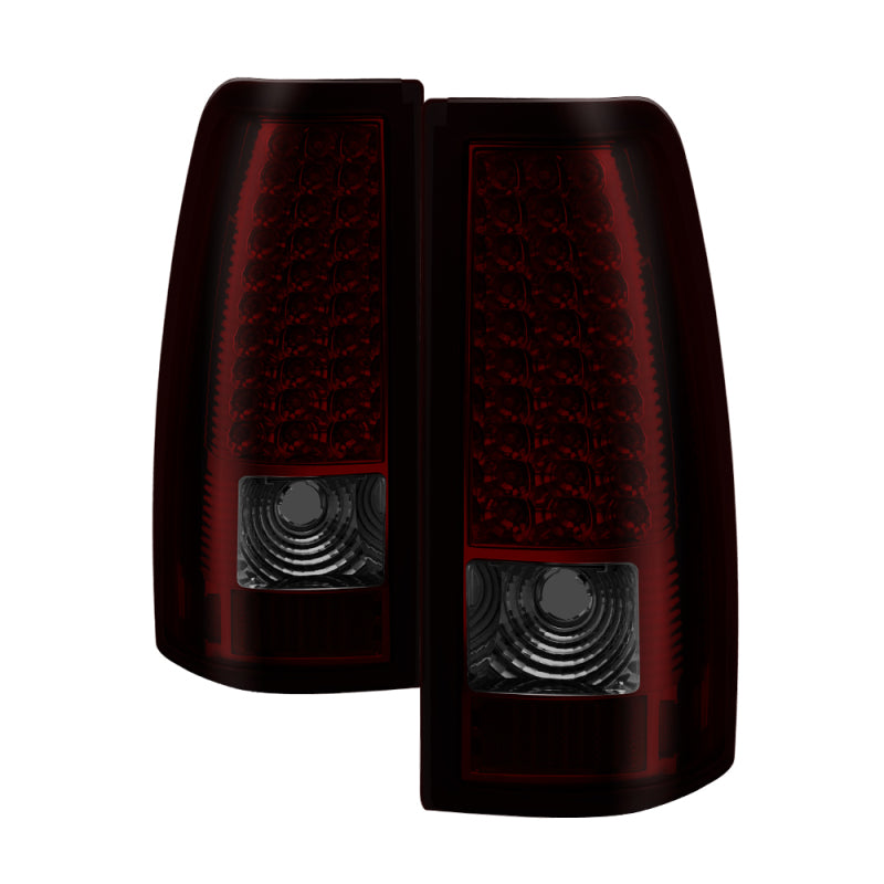Xtune Chevy Silverado 1500/2500/3500 99-02 LED Tail Lights Red Smoke ALT-ON-CS99-LED-RS-SR1 Performance