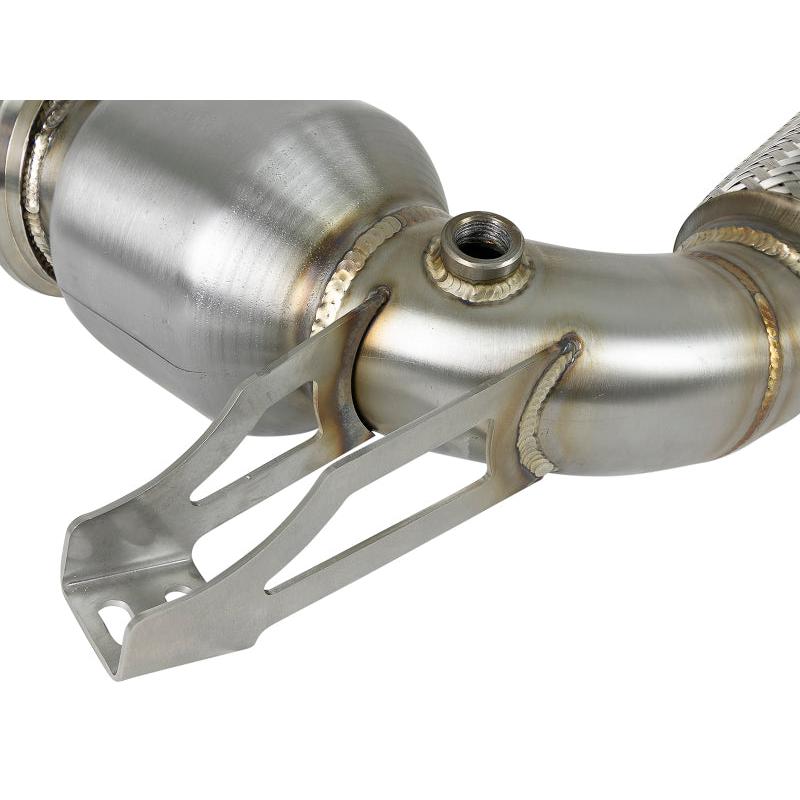 aFe Twisted Steel Street Series Down-Pipe 14-19 MINI Cooper S L4-2.0L (t)-SR1 Performance