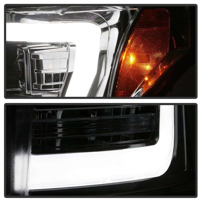 Spyder 11-16 Ford F-250/F-350 V2 Projector Headlights - Light Bar DRL - Chrome PRO-YD-FS11V2-LB-C-SR1 Performance