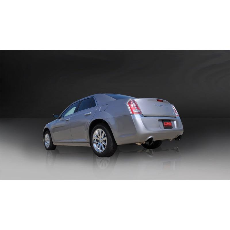 Corsa 2005-2010 Dodge Charger R/T 5.7L V8 Black Xtreme Cat-Back Exhaust-SR1 Performance