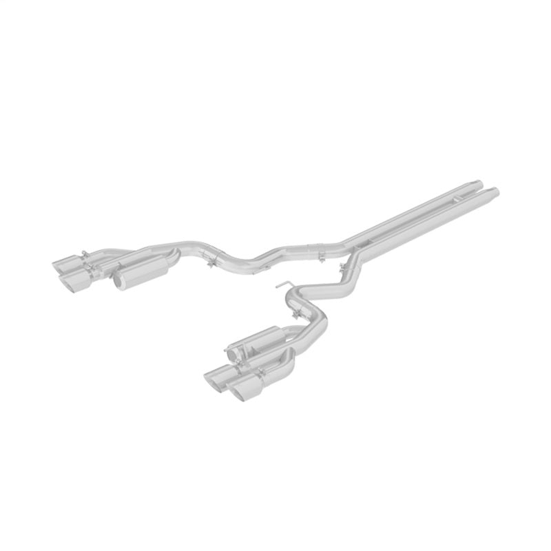 MBRP 18-19 Ford Mustang GT 5.0 3in Cat Back Quad Tip Race Version - T304-SR1 Performance