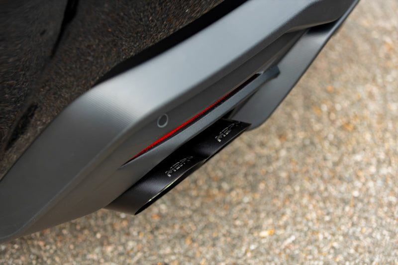 MBRP 15-24 Ford Mustang T304 SS 4in OD / 6.5in Length Quad Tip Cover Kit - Black Tip-SR1 Performance