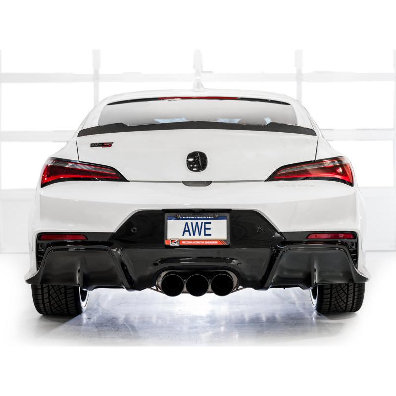 AWE Tuning 2024 Acura Integra Type S DE5 FWD Touring Edition Exhaust w/ Triple Diamond Black Tips-SR1 Performance