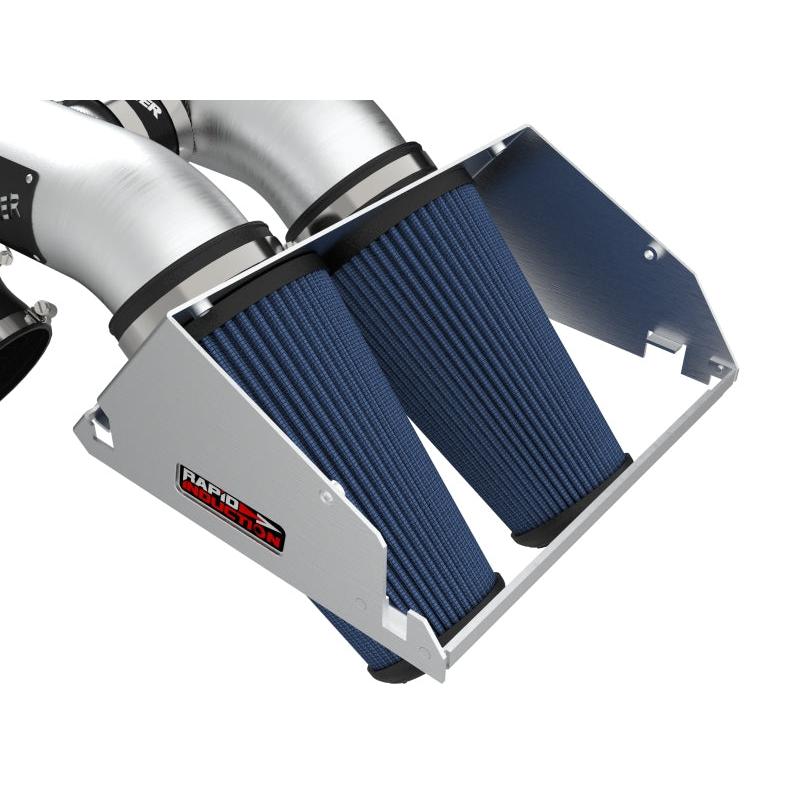 aFe Rapid Induction Pro 5R Cold Air Intake System Brushed 21-22 Ford F-150 Raptor V6-3.5L (tt)-SR1 Performance