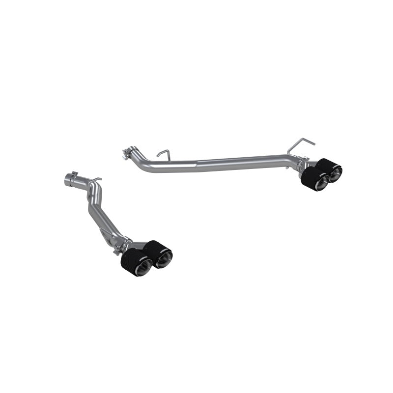 MBRP 20-21 Ford Explorer ST 3.0L EcoBoost Dual Rear Exit Axle Back w/ Quad Carbon Fiber Tips - T304-SR1 Performance