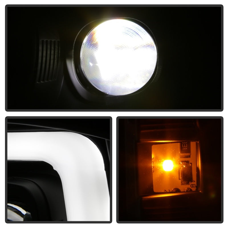 Spyder Ford F-250 99-04/Excursion 00-04 1 Piece LED Headlights - Black PRO-YD-FF25099V2PL-BK-SR1 Performance