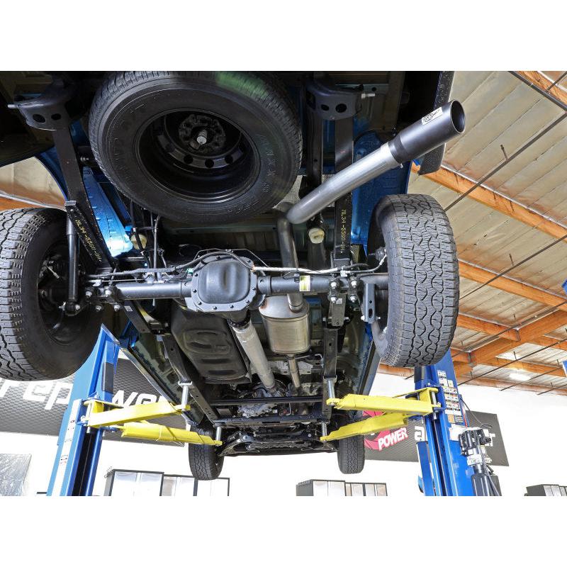 aFe Apollo GT 3in 409 SS Cat-Back Exhaust 2021 Ford F-150 V6 2.7L/3.5L (tt)/V8 5.0L w/ Black Tips-SR1 Performance