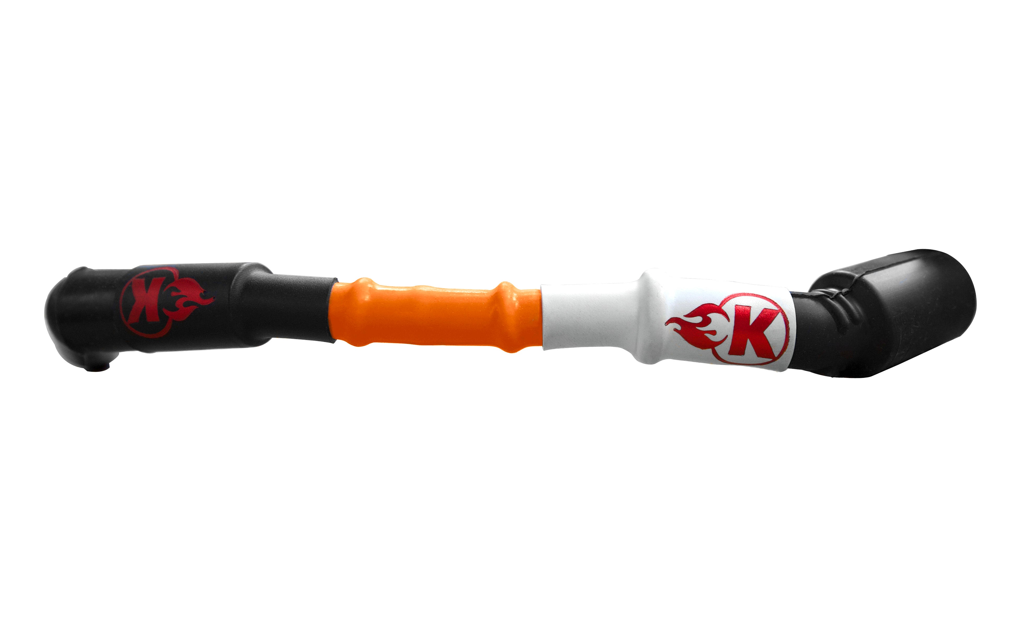 11mm Spark Plug Wires (8 pc. Set). Orange with Black Boots. LSX Car