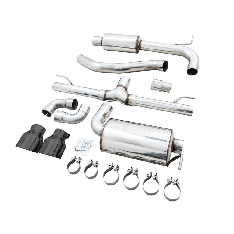 AWE 2022 VW GTI MK8 Touring Edition Exhaust - Diamond Black Tips-SR1 Performance