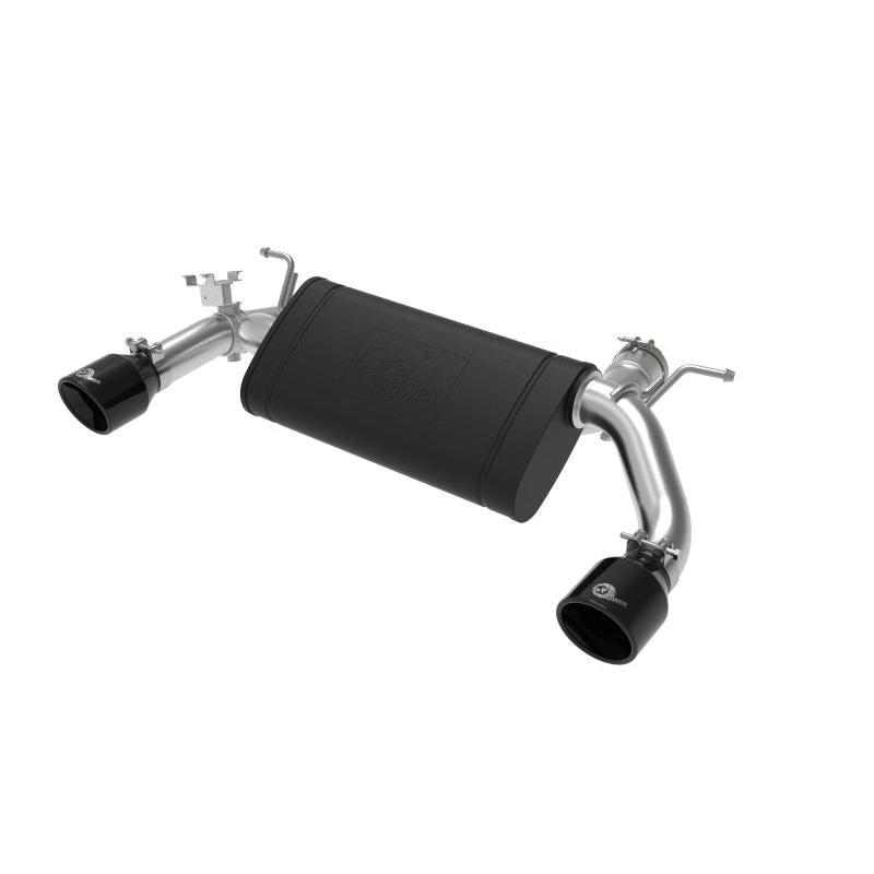 aFe MACHForce XP 3in to 2.5in 304 SS Axle-Back Exhaust w/ Black Tips 14-16 BMW M235i-SR1 Performance