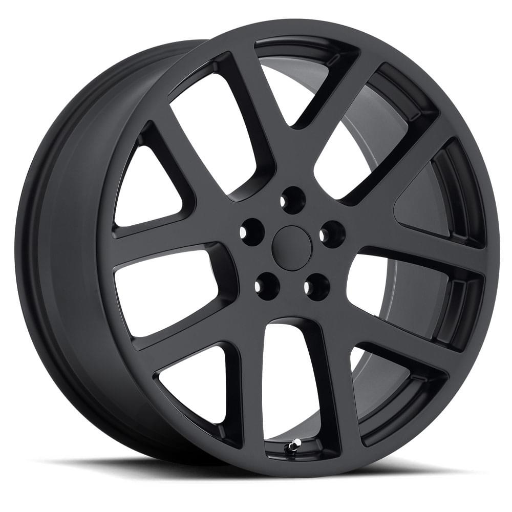 20X9 5X115 +18 HB 71.5 LX VIPER SATIN BLACK WITH CAP-SR1 Performance