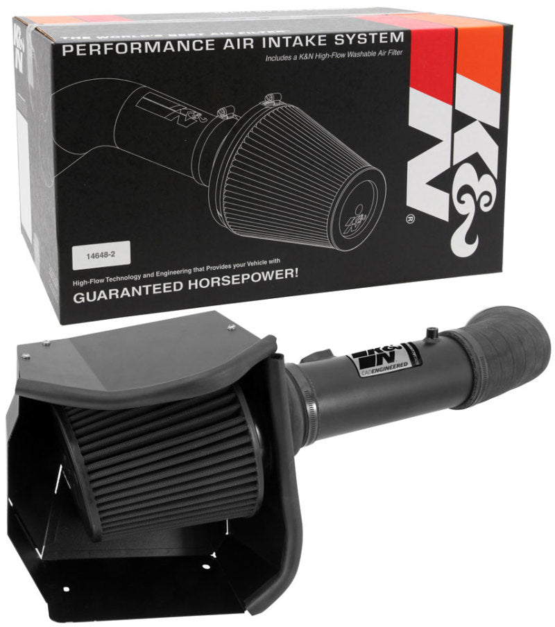 K&N 11-13 Ford F250/F350/F450/F550 Super Duty 6.7L V8 DSL Black Performance Intake Kit-SR1 Performance