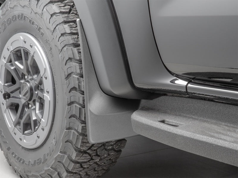 WeatherTech DigitalFit No-Drill MudFlaps for Ford Ranger Raptor SuperCrew (2024-2025) - Black