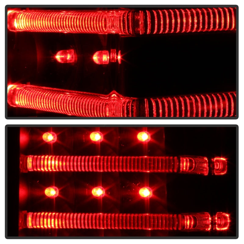 Xtune Hummer H3 06-09 ( Non H3T ) LED Tail Lights Black ALT-ON-HH306-LED-BK-SR1 Performance