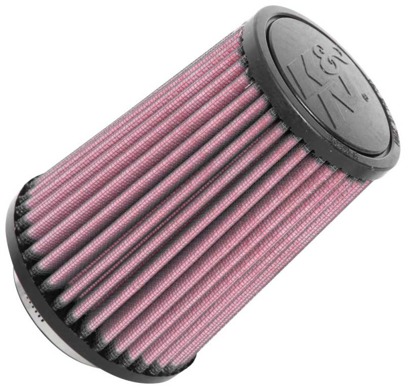 K&N Universal Rubber Filter 2-1/2in Flg / 4-1/2in OD B / 3-1/2in OD T / 6in H - Black Top-SR1 Performance