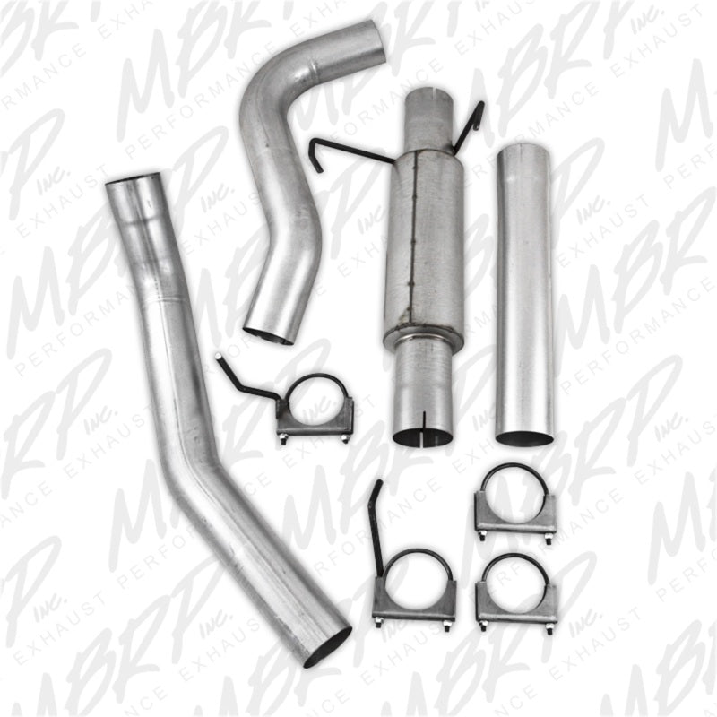 MBRP 2004.5-2007 Dodge 2500/3500 Cummins 600/610 Cat Back P Series Exhaust System-SR1 Performance