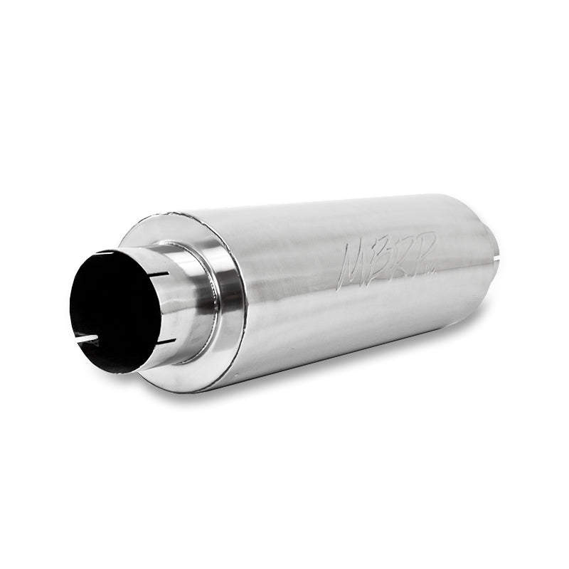 MBRP Universal Quiet Tone Muffler 5in Inlet /Outlet 8in Dia Body 31in Overall-SR1 Performance