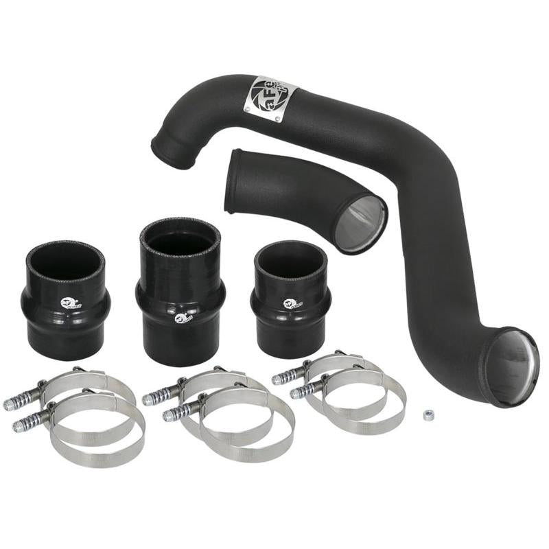 aFe Bladerunner Intercooler Tube Hot Side 3in 17-18 GM Diesel Trucks V8-6.6L (td) L5P - Black-SR1 Performance