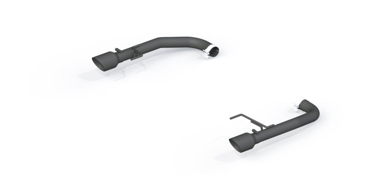 MBRP 2015-2017 Ford Mustang GT 5.0 2-1/2in Axle Back Kit - Black Coated 4in OD Tips Included-SR1 Performance