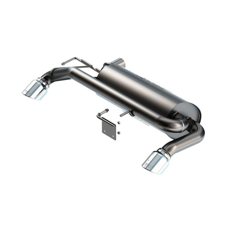 Borla 21-22 Ford Bronco 2.7L V6 4WD ATAK Axle Back Exhaust w/ Bright Chrome Tips-SR1 Performance