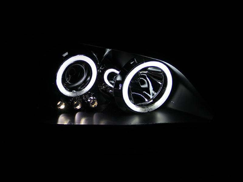 ANZO 2001-2005 Lexus Is300 Projector Headlights w/ Halo Black-SR1 Performance