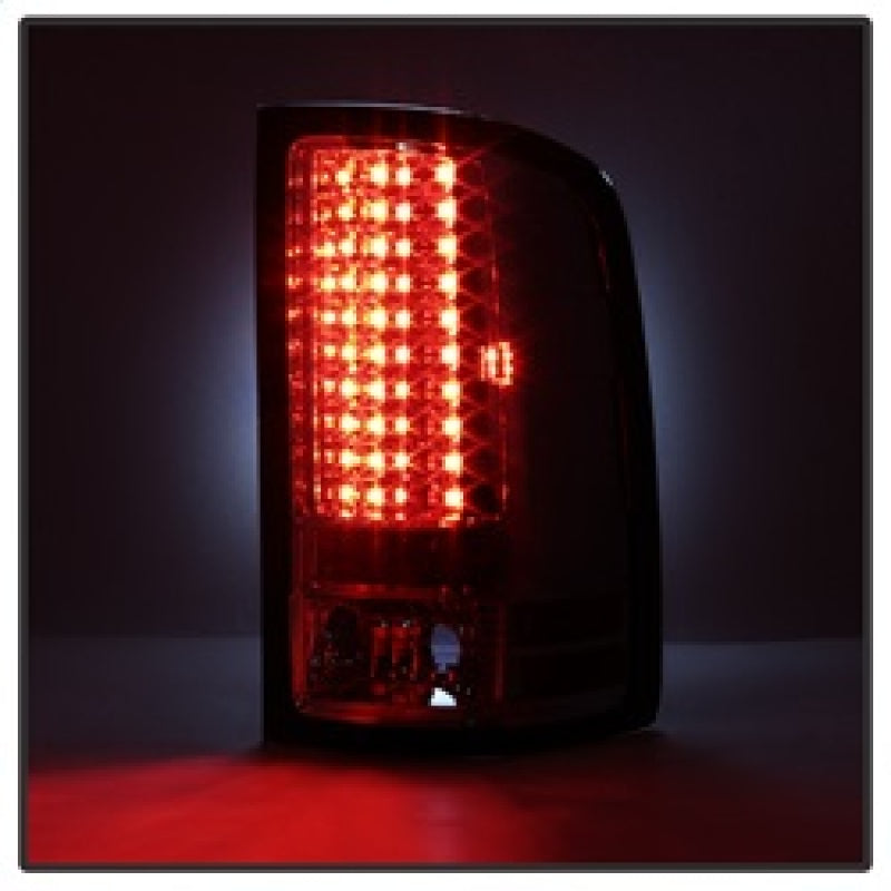 Spyder GMC Sierra 07-13 (Not fit 3500 Dually 4 Rear Wheels)LED Tail Lights Smoke ALT-YD-GS07-LED-SM-SR1 Performance