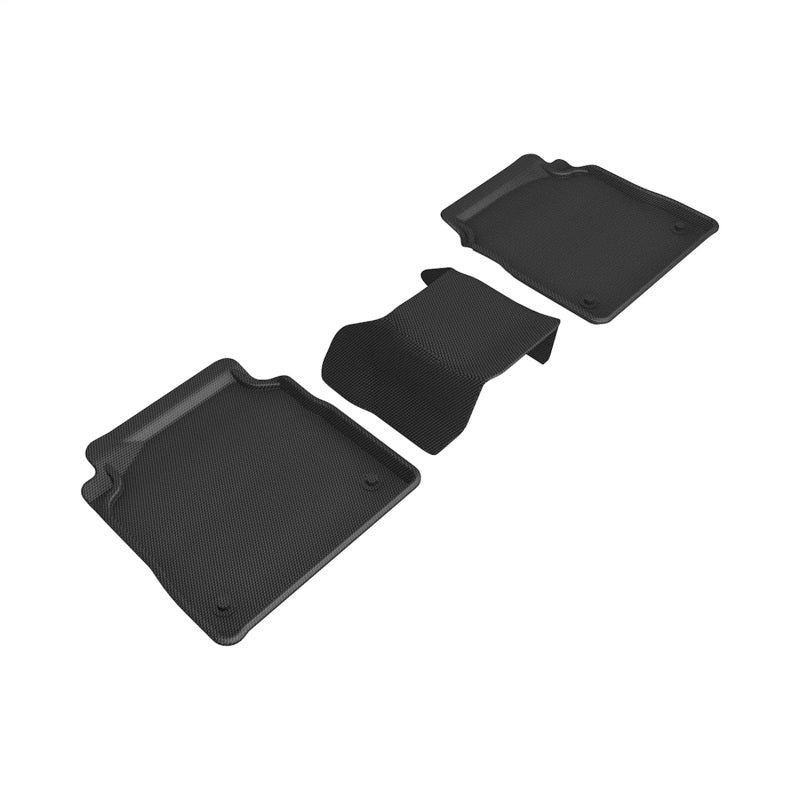 3D MAXpider 18-23 Lexus LS Kagu Black Floor Mats - R2-SR1 Performance