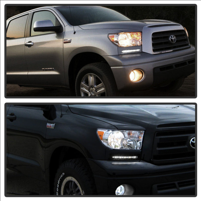 Spyder Toyota Tundra 07-13 Daytime LED Running Lights wo/switch Silver FL-DRL-TTU07-SIL-SR1 Performance