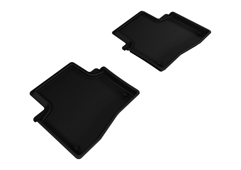 3D MAXpider 2014-2020 Acura RLX Kagu 2nd Row Floormats - Black-SR1 Performance
