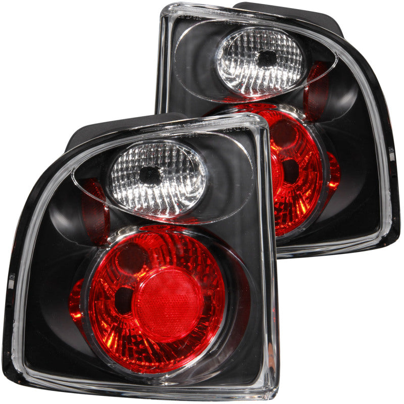 ANZO 2000-2005 Toyota Celica Taillights Black-SR1 Performance