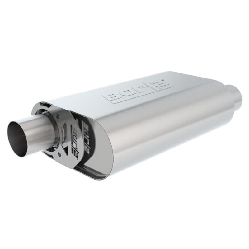 Borla CrateMuffler SBC Hot 350/383 2.5in Offset/Center 14in x 4.35in x 9in S-Type Muffler-SR1 Performance