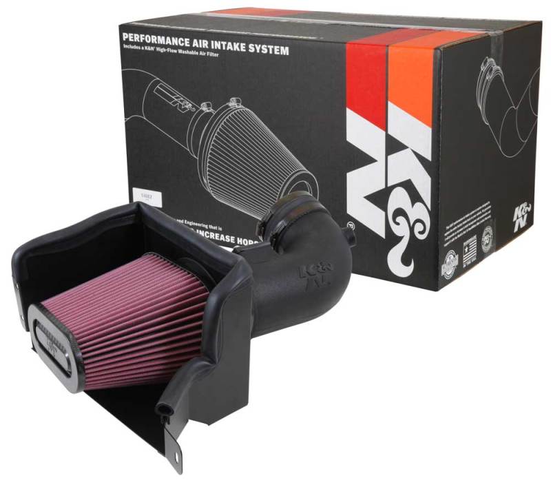 K&N 14-15 Chevrolet Corvette 6.2L V8 F/I Performance Intake Kit-SR1 Performance