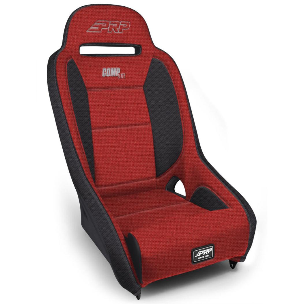 PRP Comp Elite Suspension Seat- Red/Black-SR1 Performance