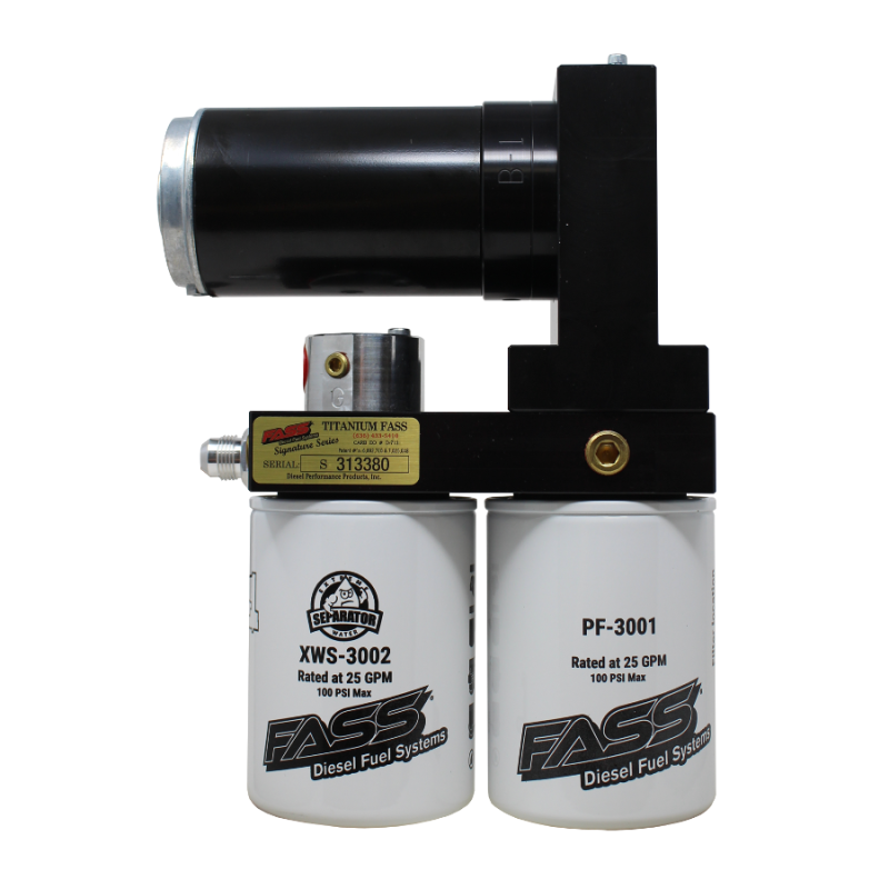 FASS Class 8 250gph/16-18psi Titanium Signature Series Fuel Air Separation System TS 250G-SR1 Performance