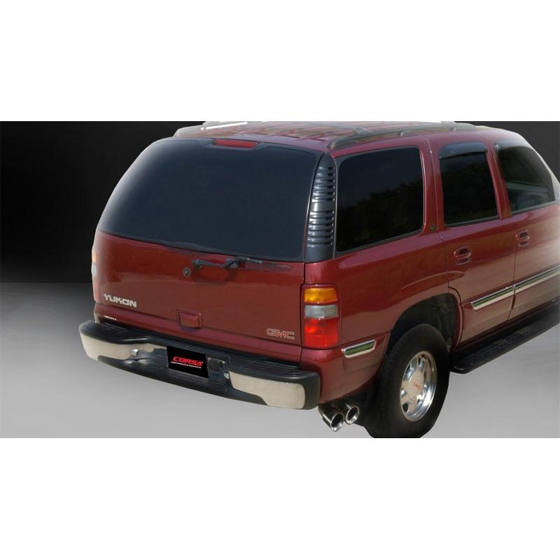 Corsa 2001-2006 Chevrolet Suburban Z71 5.3L V8 Polished Sport Cat-Back Exhaust-SR1 Performance