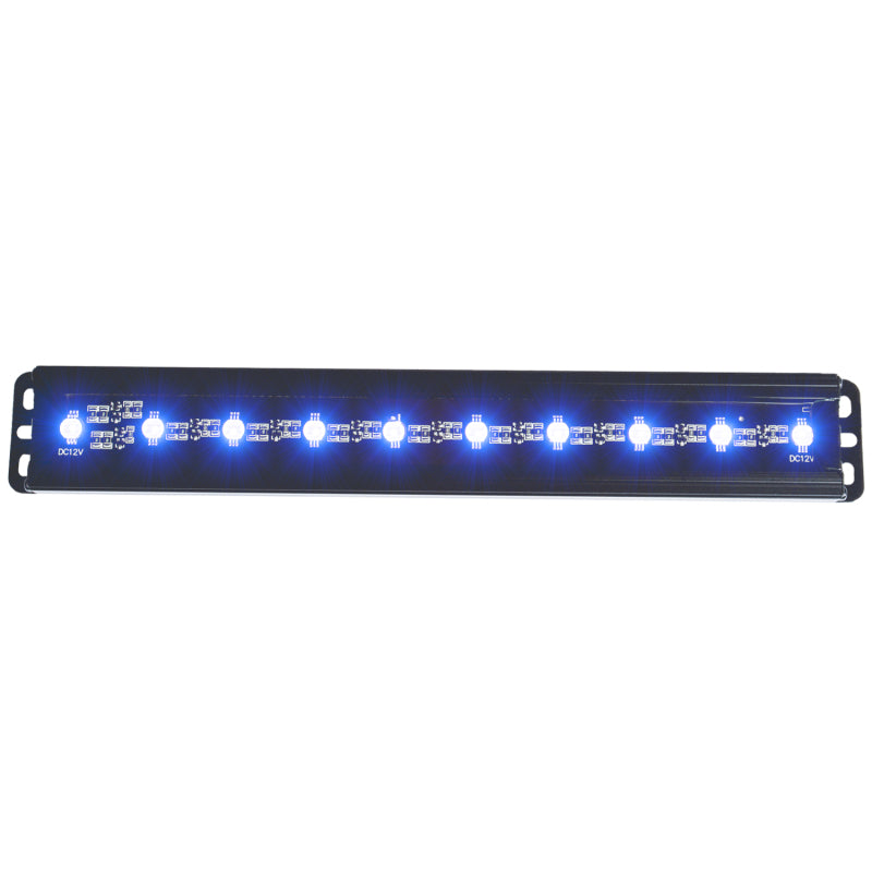 ANZO Universal 12in Slimline LED Light Bar (Blue)-SR1 Performance
