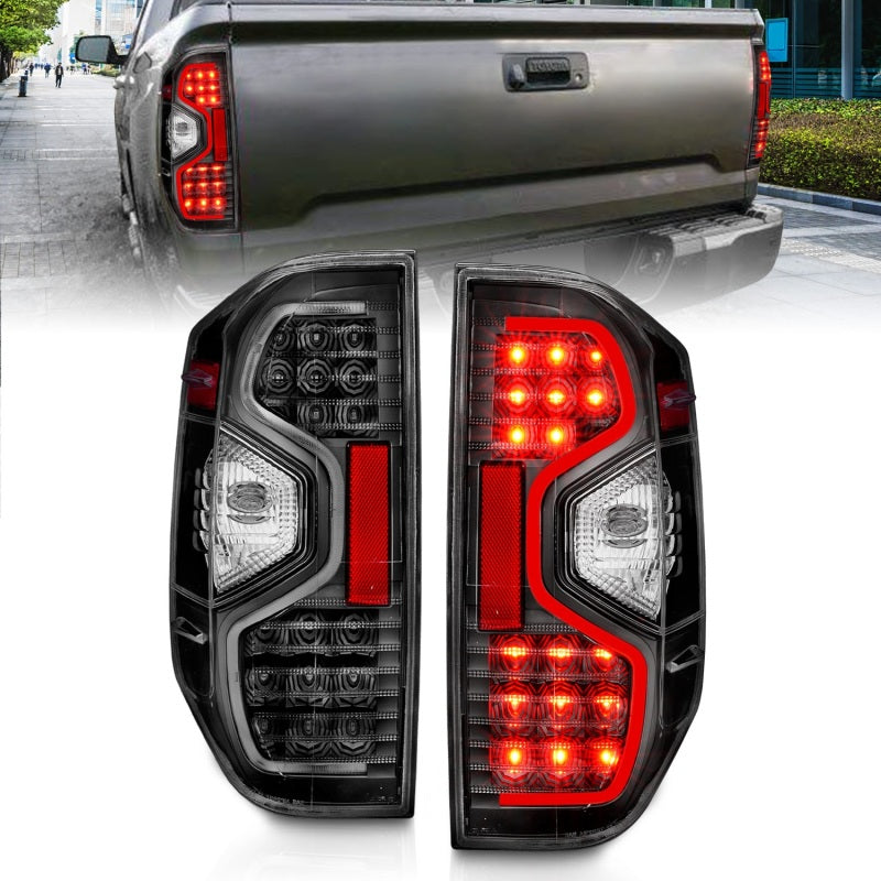 ANZO 2014-2015 Toyota Tundra LED Taillights Black-SR1 Performance