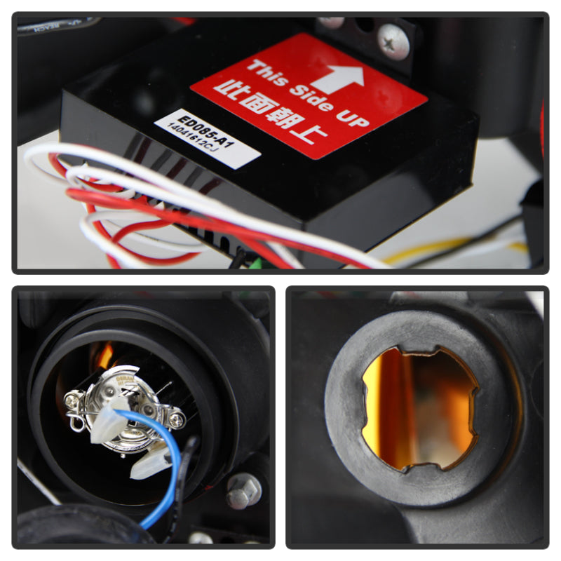 Spyder Ford Expedition 07-13 Projector Headlights Light Tube DRL Blk PRO-YD-FE07-LTDRL-BK-SR1 Performance