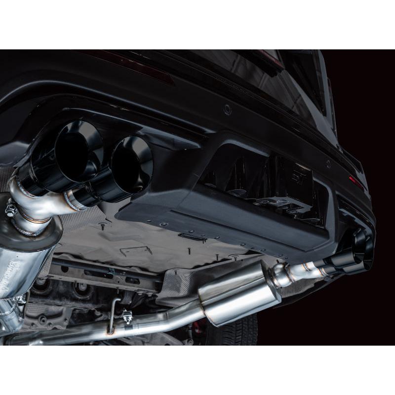 AWE Tuning 2020+ Ford Explorer ST Touring Edition Exhaust w/ Diamond Black Tips-SR1 Performance