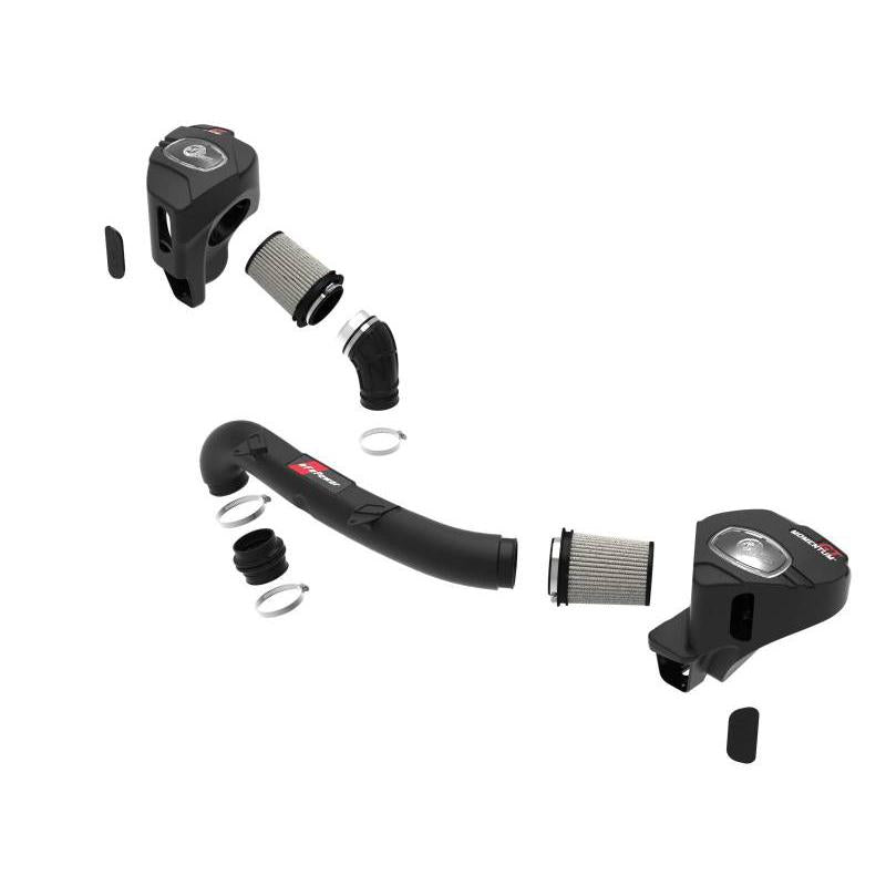 aFe 21-22 BMW M3/M4 (G80/82/83) L6-3.0L (tt) Momentum GT Cold Air Intake System w/ Pro DRY S Filter-SR1 Performance