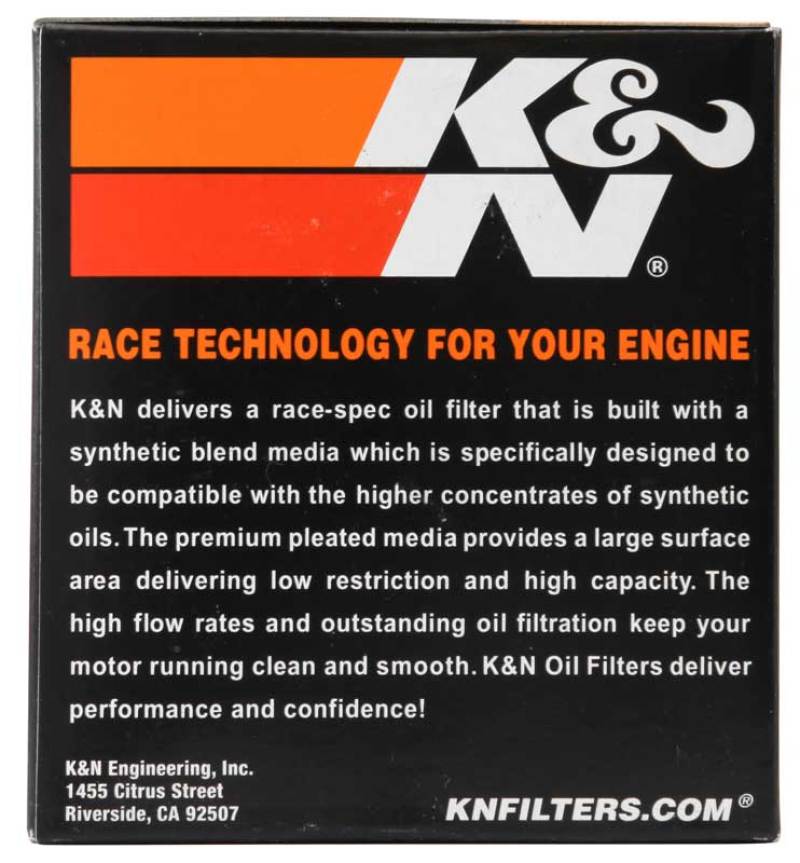 K&N Kawasaki 3.156in OD x 3.25in H Oil Filter-SR1 Performance