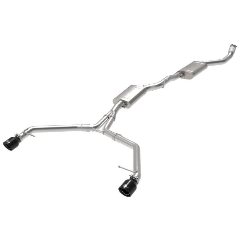 afe MACH Force-Xp 13-16 Audi Allroad L4 SS Cat-Back Exhaust w/Black Tips-SR1 Performance