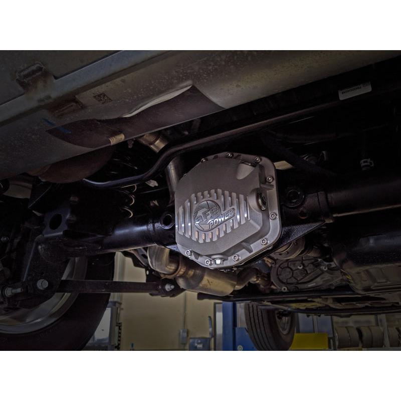 aFe Power Street Series Rear Differential Cover Raw w/Machined Fins 18-21 Jeep Wrangler JL Dana M200-SR1 Performance