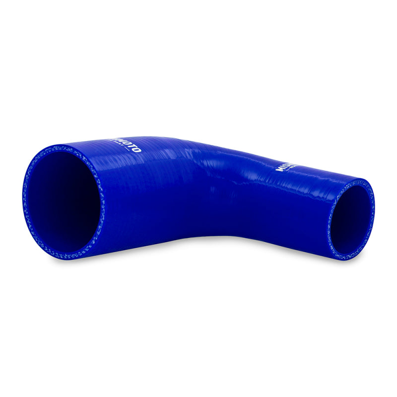 Mishimoto 90-Degree Silicone Reducer Coupler 2 Inch to 3 Inch – Blue