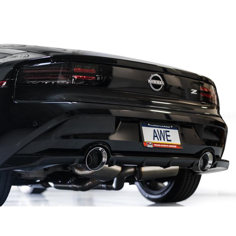 AWE 2023 Nissan Z RZ34 RWD Touring Edition Catback Exhaust System w/ Chrome Silver Tips-SR1 Performance