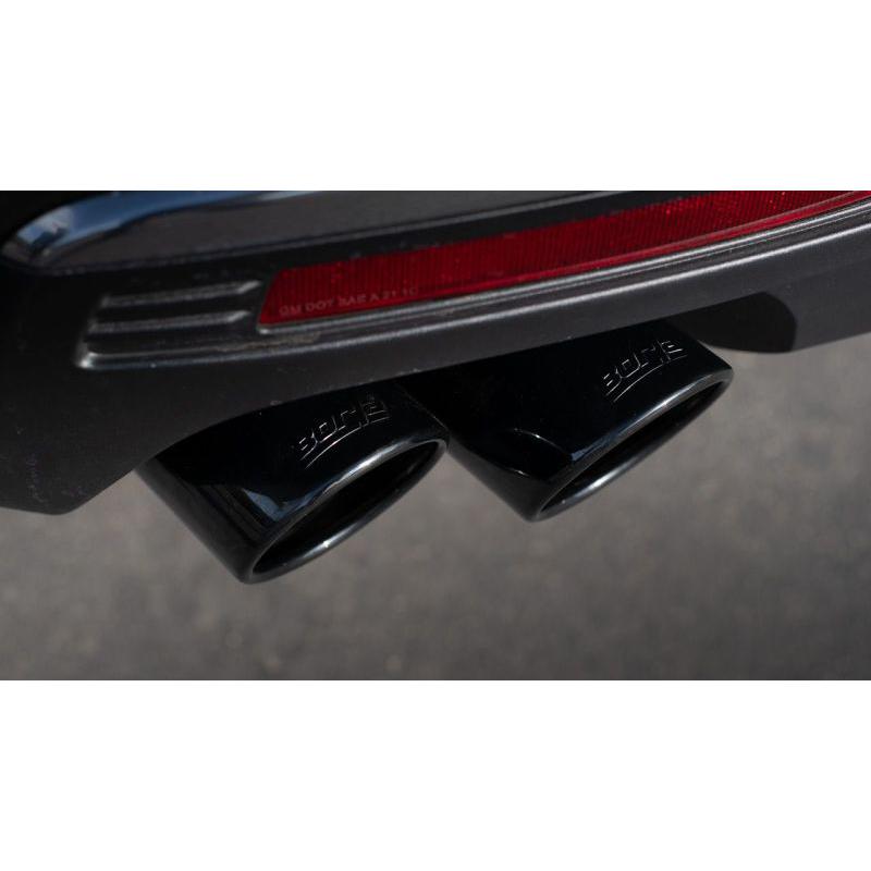 Borla 21-22 Chevrolet Tahoe 5.3L V8 2/4WD 4DR 3in/2.75in Touring Cat-Back Exhaust -Black Chrome Tips-SR1 Performance